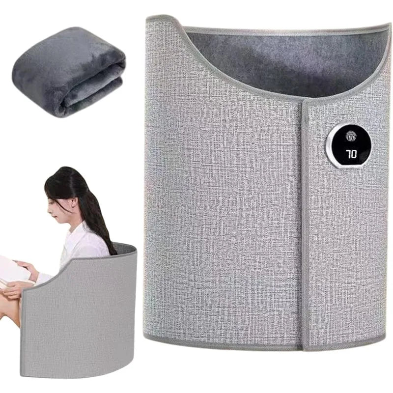 Electric Heated Leg & Foot Warmer — Adjustable Temperature, USB Powered